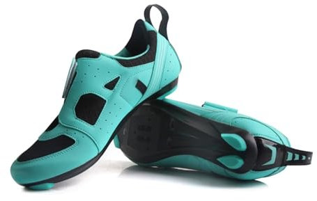 funifuni Männer Rennrad Schuhe Professionelle klebende Fahrrad Schuhe Mit Radfahren Schloss Kompatibel Indoor Outdoor Für Straße Triathlon