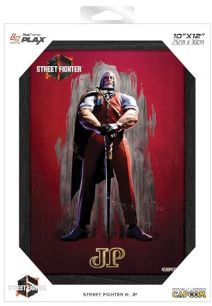 Level Up Labs Pixel Frames PLAX: Street Fighter VI - JP - 3D Framed Lenticular Poster - 10x12