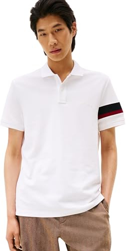 Tommy Hilfiger Men’s Short Sleeve Tape Regular Fit Polo Shirt