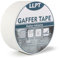 LLPT Nastro Gaffer di Grado Professionale Bianco 50 mm x 15 m Opaco Non Riflettente Facile da Strappare Senza Residui Nastro Adesivo Resistente per Cavi Fotografia (PGT51WT)