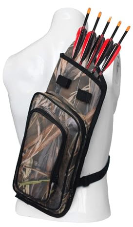 AYWTIUN Köcher für Pfeile Bogenschießen Pfeilköcher, verstellbare Aufbewahrung, Pfeilhalter, Tasche, Rückenköcher for Bogenschießen für Pfeil und Bogen(Color 1)