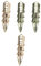 BESPORTBLE 4pcs Bendable Alloy Knuckle Rings for Adults Unique Festival Finger Jewelry Gold Antique Bronze for Halloween and Costume Parties