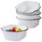 Lot de 4 petits plats de cuisson carrés en céramique de 14,5 cm avec poignées pour lasagnes, cocottes, tapas, tartes individuelles, friteuses à air, plats à tarte, passent au four et au micro-ondes