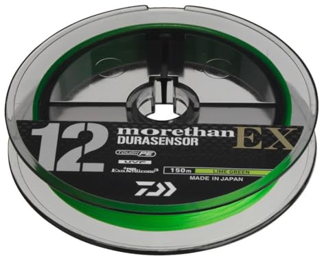 Daiwa Morethan 150m Durasensor 12 Braid EX+ Si3 Geflochtene Schnur (0,16mm / 14kg)