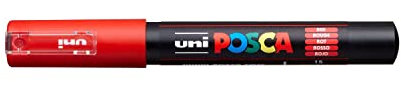uni-ball Marqueur Pte conique extra-fine POSCA PC1MC 0,7-1mm Rouge