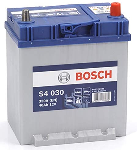 Bosch S4030 - Car Battery - 40A/H - 330A - Lead-Acid Technology - for Vehicles without Start/Stop System