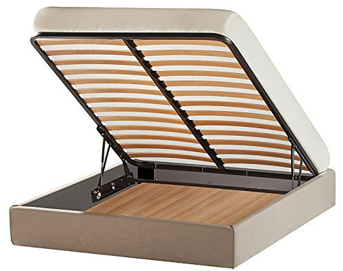 EFFETTO CASA Letto Sommier Box Contenitore Matrimoniale Senza testiera