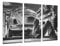 Wandbild - Oldtimer, Schwarz-Weiß-Käfer, 97 x 62 cm, Holzdruck - XXL Format - Kunstdruck, ref.26595
