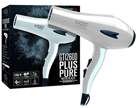 ID Italian Design | Professioneller Haartrockner mit Stylingdüse, 3 Temperatureinstellungen und 2 Gebläsestufen, 2200W - Weiß