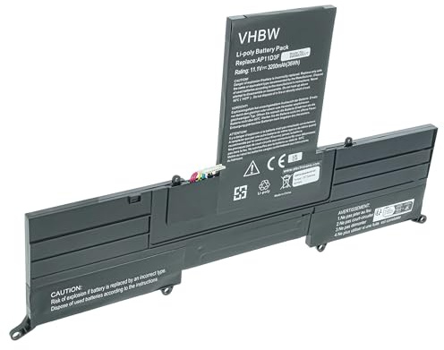 vhbw Akku kompatibel mit Acer Aspire S3-951-6828 | S3-MS2346 Notebook (3000 mAh, 11,1 V, Li-Polymer)