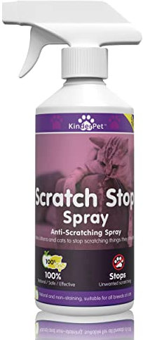 KinderPet® Eco Anti Cat Scratch Deterrent Spray Protect Furniture Stop Cats Kittens Scratching Doors Carpets Walls Cruelty Free Pet Safe 500ml