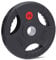 Lions Olympic Weight Plates - Rubber Coated Cast Iron 2inch 5cm Discs Bar Hole Standard Weights Plates for Home Gym Barbell Bar, Weightlifting Training Fitness Workout (Black, 1 x 20kg)