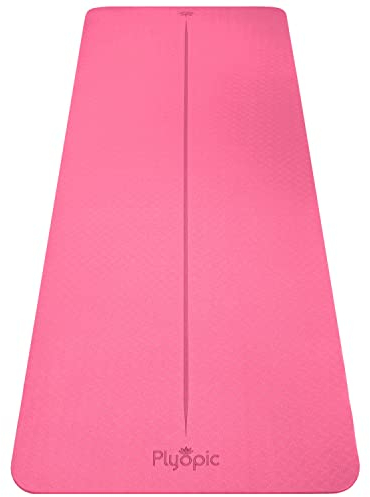 Plyopic Kinder Yogamatte – Leicht, Rutschfest, TPE-Fitnessmatte – Ideal fur Jungen und Madchen (3-12 Jahre), Kleinkinder & Kids im Kindergarten, Vorschule, Schule. 6mm Dick