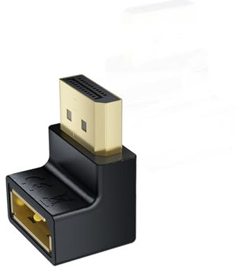 ALYYDBG 90 Degree Displayport 1.4 Socket Adapter Model A