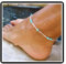 Turquoise Beads Anklet Bracelet Bohemian Beaded Anklet Beach Summer Foot Chain Jewelry for Women Girls (Silver)