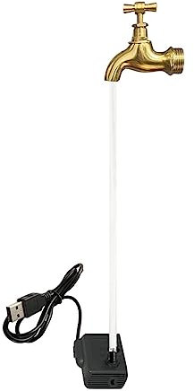 Trjgtas mit Nette Kunststoff Wasserhahn mit schwimmenden Wasserhahn Magische Nachahmung mit USB Wasserhahn