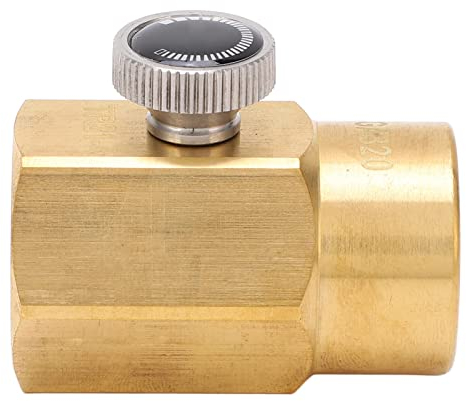 CO2-Zylinder-Kartuschenadapter, Haushalts-Soda-Flasche, Messing-Nachfüllanschluss mit O-Ringen für die CO2-Befüllung