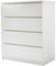 Panana Kommode mit 4 Schubladen, Schubladenschrank Sideboard für Schlafzimmer Flur Wohnzimmer 70x40x85.5cm (Weiß)