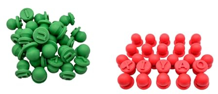 My First Art Tools Alphabet-Stempel, A bis Z, 52 Stück (Groß- und Kleinbuchstaben)