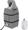Housse de Chauffage pour Spa, 42,9 x 38,1 x 54,9 cm, étanche, abri de Spa, auvent Pliable et réglable avec Cordon de Serrage et Boucle, Housse de Spa Portable avec Sangle de poignée, Gris