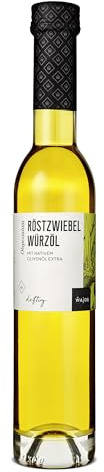 Wajos Röstzwiebel Würzöl 250ml mit Nativem Olivenöl Extra & Rapsöl, würzig-deftiges Aroma für herzhafte Genüsse