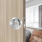 betensh Redondo Cerradura para Puertas Correderas Manilla para Puerta de Bolsillo sin llave Manilla Invisible para Puertas Empotradas juego de manijas invisibles de 66 mm Plata