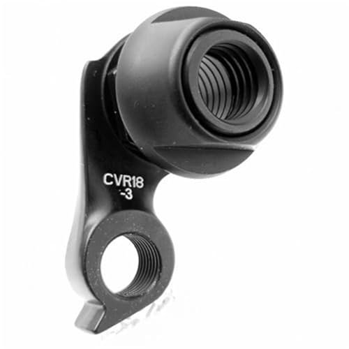 Wivplex 1 Stück Fahrrad-Schaltwerkaufhänger, for Cervelo, CVR18-3 DRH-WMN112 Disc Road Frame C3 C5 R3 R5 Disc M12 x 1,75 mm Steckachsen-Ausfallende Haken für Schaltauge(Black WGH959P1)