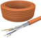 Draka Netzwerkkabel Verlegekabel LAN Kabel 100m Cat 7 S/FTP PiMF LSZH Halogenfrei AWG 23/1 Installationskabel Datenkabel PoE 100% Kupfer UC900 HS23 GHMT PVP Zertifiziert Made in EU 10Gbit/s Orange