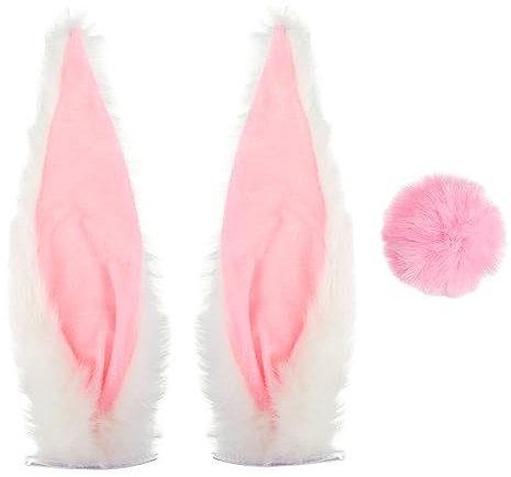 DRESSOOS Helm Hasenohren Dekoration Für Motorradhelm Mit Befestigung Inklusive Geeignet Für Helmornamente Und Helmzubehör