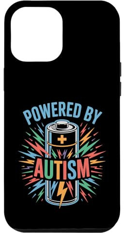 Powered by Autism Battery Energy Design Case for iPhone 12 Pro Max