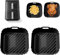Molde de silicona Air Fryer for Cosori Turbo Tower Pro Smart 10,8L, Reutilizable Air Fryer Accesorios Plano Silicona Air Fryer for Cosori Airfryer CAF-DC112-AEU(6,5L & 4,3 L) (2 pcs)