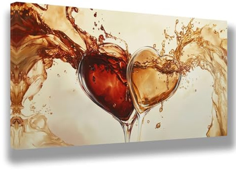 Peinture Numero Adulte Vin, Verre à vin Peinture par Numero, Loisirs Créatifs Adultes Femme, Paint by Numbers Kit de Peinture à l'huile sur Toile Bricolage, Decoration Chambre Cadeau 100x200cm, 363-W