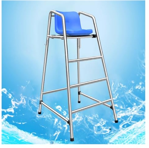 Rettungsschwimmerstühle, Hochleistungs-Pool-Rettungsschwimmerstuhl - Tragkraft 300 kg, wetterfester, robuster Rettungsschwimmerhocker für den Innen- und Außenbereich - abnehmbarer Barhocker,