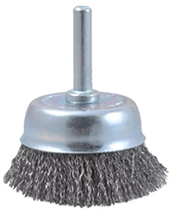 Osborn 8600921 Topfbürste grob gewellt aus Stahldraht, 75 mm