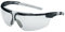 Uvex Schutzbrille i-3 | Farbe: klar/schwarz/grau