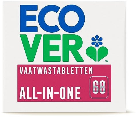 Ecover All in One tablettes pour lave-vaisselle, 70 tablettes