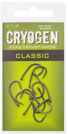 ESP Cryogen Classic Carp Fishing Hooks: 10