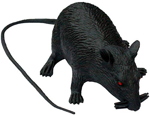 Böse Ratte Deko Scherzartikel Dekoration oder Partygag Rattus Rattus