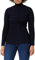 Morgan Femme Pull Manche Longue Col Roulé Mentos Sweater, Marine, XS EU