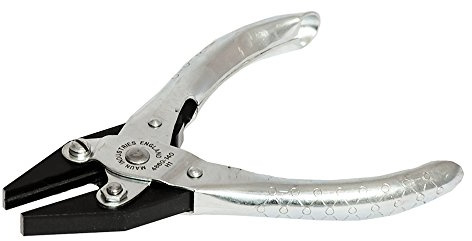 Maun Flachzange Parallelzange 140 mm | Sicherer, gleichmäßiger Halt entlang der Länge der gezahnten Parallelbacken | V-Nut und offener Hals zum Halten von Draht und Stab | Profi-Qualität