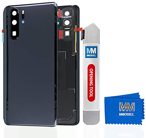 MMOBIEL Backcover Akkudeckel Rückseite Rück Klappe kompatibel mit Huawei P30 Pro 6.47 inch 2019 (Schwarz)