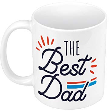 Mug Céramique The Best Dad Ever Papa Père Famille Cadeau