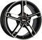 MAMW4 7JX17 4/100 ET35 63.4 BLACK FRONT POLISH Alufelgen