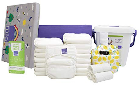 Bambino Mio, Miosolo Classic Stoffwindel Komplett Set, Weiss