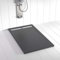 Receveur de douche Résine FLOW Gris Ardoise RAL 7011-130x90 cm