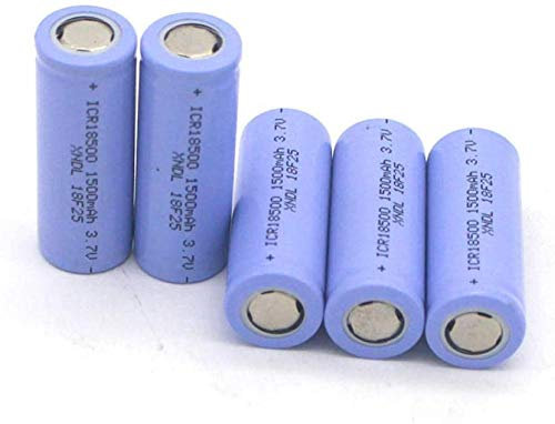 Batterie au Lithium 18500 Batterie Rechargeable 1500mAh 3.7V - 4pcs-4 pièces