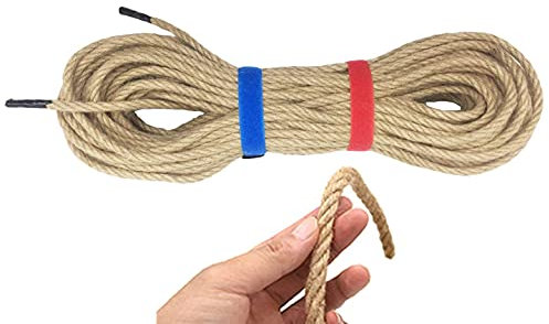 30 mètres de ficelle de jute de 8 mm, corde de jute robuste, corde de chanvre naturel pour bricolage, artisanat, jardinage, groupage, décoration de la maison, arbre à chat