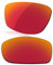 LenzReborn Verres polarisés de rechange pour lunettes de soleil Oakley Jawbone - Plus d'options, Rouge feu – Miroir polarisé, taille unique