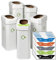 Avern Combin Recycling Waste Bin System - Pack of 5 Bins 60L & 25 Stickers - Made From 100% Recycled Material - Perfect for Offices Canteens & Public Spaces - Green Warehouse
