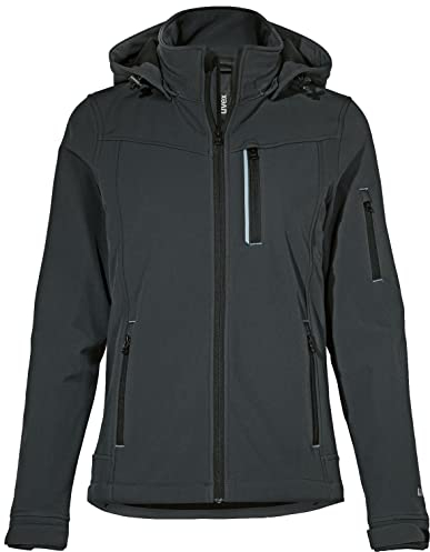 uvex tune-up softshell para mujer - Chaqueta de trabajo - negro - talla XXL